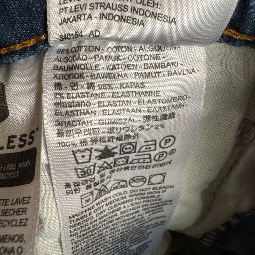 Levi's 502 Regular Taper Jeans‎ Mens 36x29 Blue Medium Wash Stretch Dad Denim